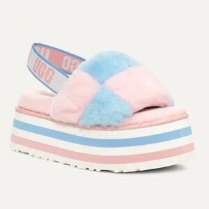 UGG Disco Checker Slides. NWOT.